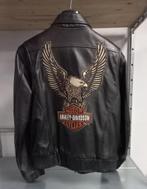 leren jas heren harley davidson, Maat 52/54 (L), Zwart, Ophalen of Verzenden, Zo goed als nieuw