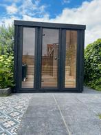 Black edition Panorama Buitensauna tuinsauna Finse sauna, Ophalen of Verzenden, Nieuw, Complete sauna