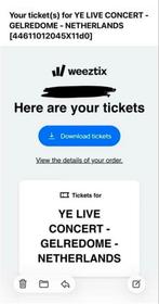 Kanye west live concert, Twee personen