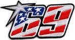 Nicky Hayden MotoGP 69 stoffen opstrijk patch embleem, Verzenden