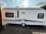Hobby Excellent 560 CFE +mover +airco+luifel, Caravans en Kamperen, Caravans, Vast bed, Rondzit, Hobby, Schokbreker