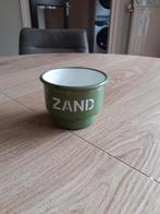 Emaille bakje zand, Ophalen of Verzenden
