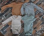 4 bamboe meegroeirompers van Hema 50/56, Nacht- of Onderkleding, Ophalen of Verzenden, Zo goed als nieuw, Hema
