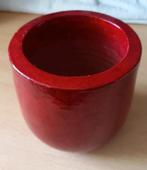 Bloempot rood, Rond, Binnen, Ophalen of Verzenden, Zo goed als nieuw