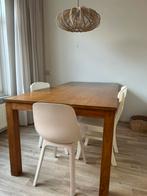 Eetkamertafel hout, Ophalen, Gebruikt, 200 cm of meer, 50 tot 100 cm