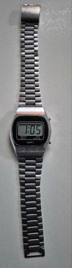 Vintage quartz horloge jaren 80, Ophalen of Verzenden, Zo goed als nieuw, Staal, Overige merken