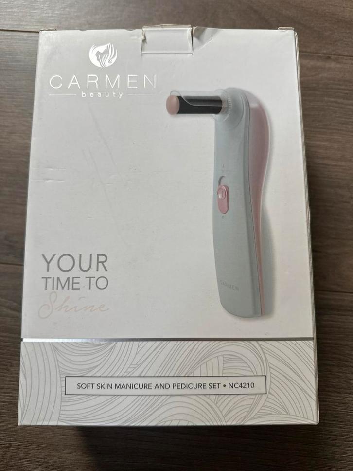 Carmen NC4210 Manicure/Pedicure Set - Zo goed als nieuw!, Witgoed en Apparatuur, Persoonlijke-verzorgingsapparatuur, Zo goed als nieuw