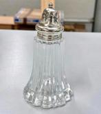 Franse Shabby vintage suiker / zout strooier silver plated, Ophalen of Verzenden