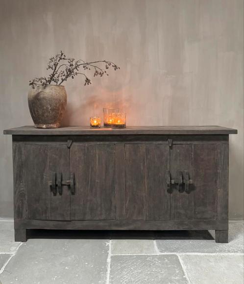 Dressoir Old Barn| Dressoir oud hout, Huis en Inrichting, Kasten | Dressoirs, Zo goed als nieuw, 25 tot 50 cm, Ophalen