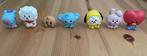 Rare! BTS kpop BT21 figure set, Ophalen of Verzenden, Zo goed als nieuw, Pop, Beeldje of Miniatuur