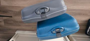 Samsonite Koffers - Grijs & Blauw beschikbaar voor biedingen