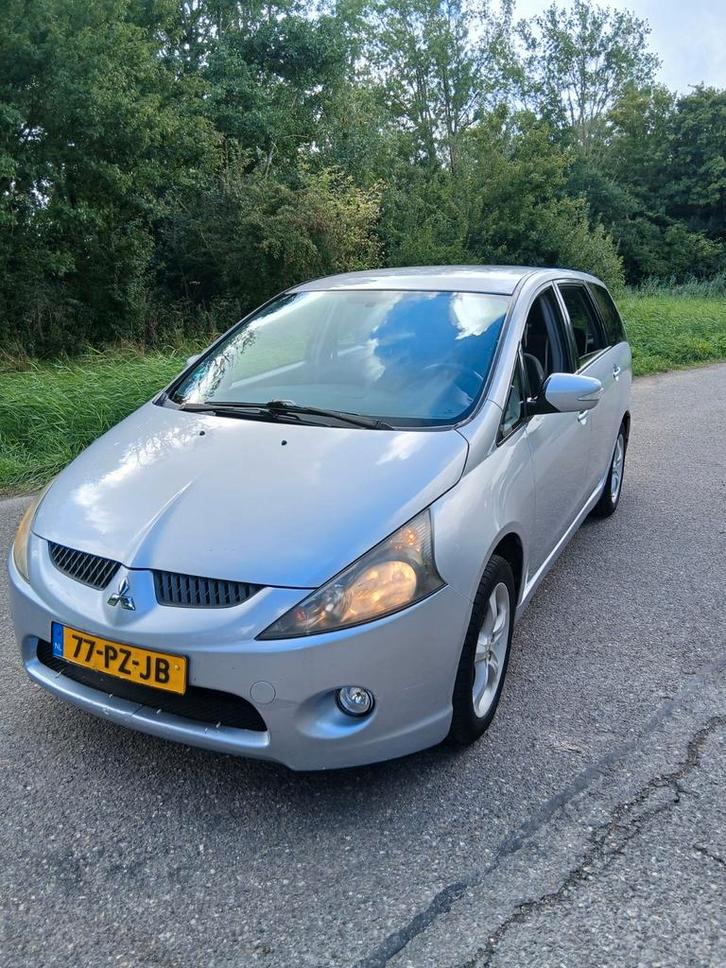 Mitsubishi Grandis 2.4 Mivec 7 AUT 2005 Grijs, Auto's, Mitsubishi, Particulier, Grandis, Centrale vergrendeling, Cruise Control