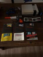 Nintendo NES Compleet met Duck Hunt & Spellen, Spelcomputers en Games, Games | Nintendo NES, Ophalen, Gebruikt, 2 spelers, Eén computer