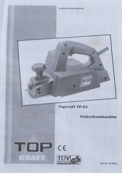 Schaafmachine Topcraft handmodel, Doe-het-zelf en Verbouw, Gereedschap | Handgereedschap, Nieuw, Ophalen of Verzenden
