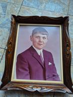 Vintage fotokader ambachtelijk houtsnijwerk, Antiek en Kunst, Ophalen of Verzenden