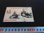 sticker Leger Marine 80 jaar Mijnendienst 1907 - 1987 Folie, Ophalen, Zo goed als nieuw, Sticker