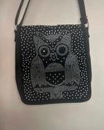 Uilen tas | schoudertas | glitter | steentjes | diamantjes, Sieraden, Tassen en Uiterlijk, Tassen | Schoudertassen, Ophalen of Verzenden