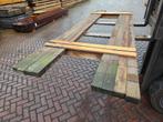 8 Hardhouten balken 3.00 meter lang - nr: HB67, Tuin en Terras, Palen, Balken en Planken, Ophalen, Nieuw, Hardhout, 250 cm of meer