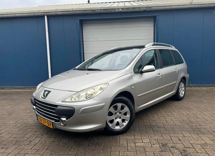 Peugeot 307 1.6 16V XR Break 2008 Grijs, Auto's, Peugeot, Bedrijf, ABS, Airbags, Airconditioning, Boordcomputer, Centrale vergrendeling