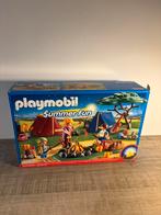 Playmobil 6888: Tentenkamp met kampvuur, Ophalen of Verzenden, Zo goed als nieuw, Complete set