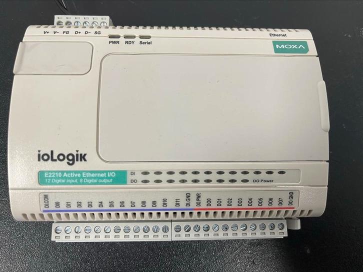 MOXA ioLogic E2210 Ethernet I/O Module, Hobby en Vrije tijd, Elektronica-componenten, Ophalen of Verzenden