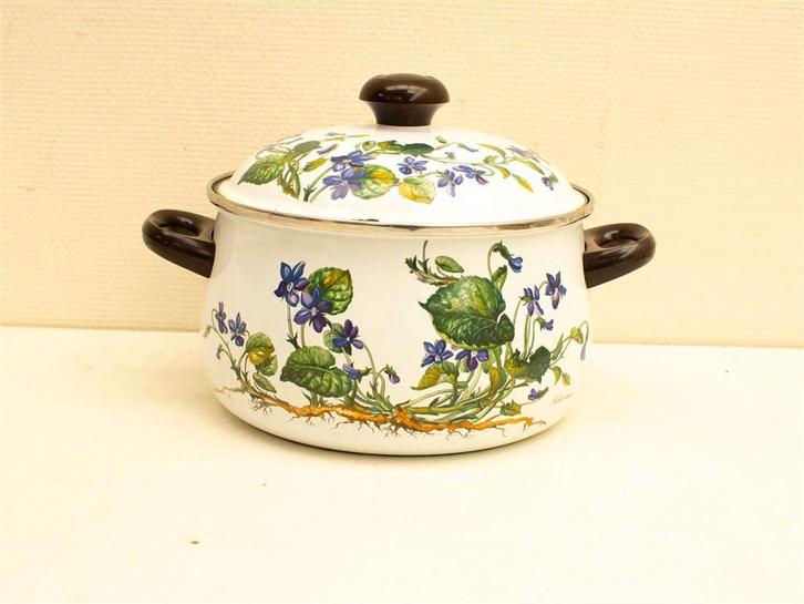 Villeroy & Boch pan Botanica 31698, Huis en Inrichting, Keuken | Potten en Pannen, Gebruikt, Koekenpan of Braadpan, Gietijzer