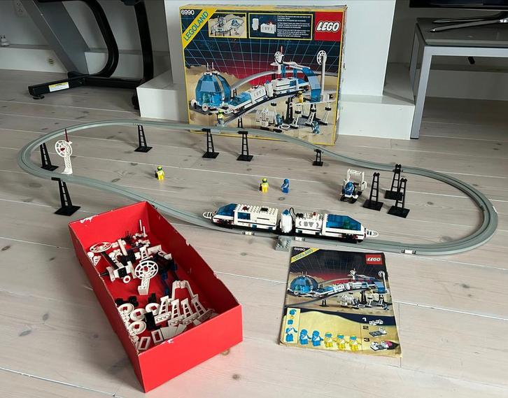 Vintage Lego 6990 Monorail Space trein (werkend), Kinderen en Baby's, Speelgoed | Duplo en Lego, Gebruikt, Lego, Complete set