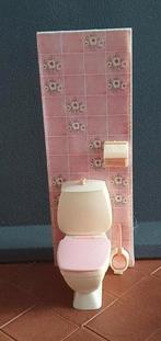 Vintage lundby toilet 1.16, Verzamelen, Poppenhuizen en Toebehoren, Ophalen of Verzenden, Zo goed als nieuw, Poppenhuis