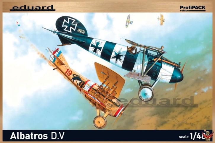 ROWASP | Eduard 1/48 Albatros D V ProfiPack, Hobby en Vrije tijd, Modelbouw | Vliegtuigen en Helikopters, Nieuw, Vliegtuig, Groter dan 1:72