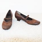Zeer Mooie Leren Xsensible Pumps -s13 (Maat 36½) € 40,-, Xsensible, Pumps, Bruin, Ophalen of Verzenden