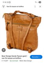 Schoudertas/rugtas leer van BEAR, Ophalen, Bruin, Minder dan 40 cm, Minder dan 35 cm