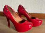 Vizzano Rode Pumps, Ophalen, Zo goed als nieuw, Rood