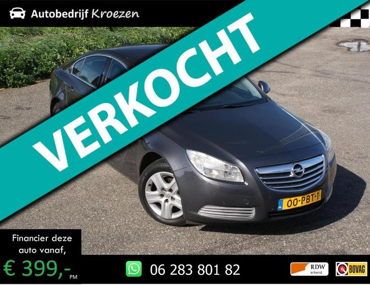 Opel Insignia 1.8 Edition | Org NL | Cruise control |, Auto's, Opel, Bedrijf, Te koop, Insignia, ABS, Airbags, Airconditioning