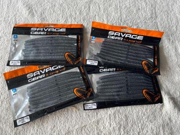 adv 89 / NIEUW set4 pakjes shads SAVAGE GEAR beschikbaar voor biedingen