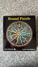 Round puzzel 1000pcs twelve constellations, Ophalen of Verzenden, 500 t/m 1500 stukjes, Zo goed als nieuw, Legpuzzel