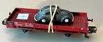 MäRKLIN H0 # 46062 PLATTEBAKWAGEN  DB + VW BEETLE set 29605, Hobby en Vrije tijd, Wisselstroom, Wagon, Ophalen of Verzenden, Zo goed als nieuw