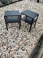 2 bijzettafeltje van ikea, Huis en Inrichting, Tafels | Bijzettafels, Minder dan 55 cm, Rond, Zo goed als nieuw, Ophalen