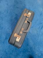 Mooi vintage donkerblauw KLM koffertje jaren 60, Ophalen of Verzenden, Zo goed als nieuw, Overige materialen, Minder dan 50 cm