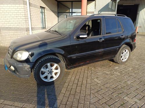 Mercedes Benz ml, Auto's, Mercedes-Benz, Bedrijf, M-Klasse, Automaat, Zwart, Leder, Ophalen