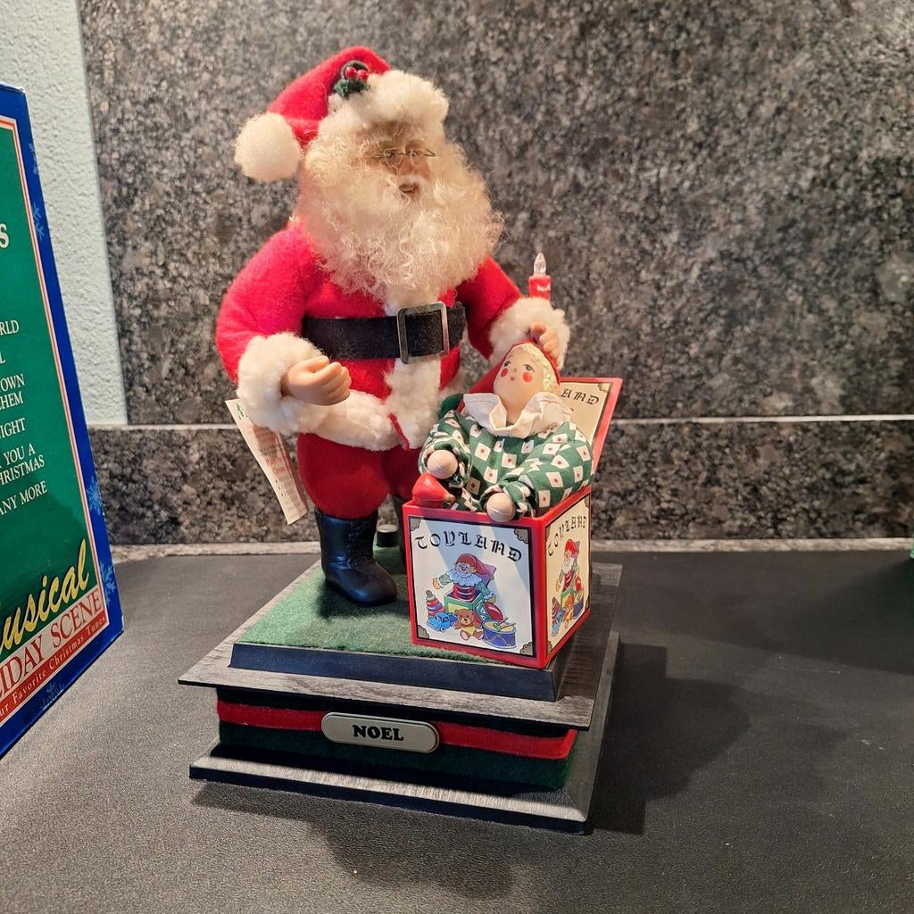 Vintage Kerstman Muzikale Scène, Verzamelen, Ophalen of Verzenden, Zo goed als nieuw, Beeldje, Overige merken