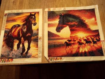 3 Complete Diamant Painting Doeken beschikbaar voor biedingen