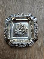 Verzilverd schaaltje / asbakje met opengewerkt randdecor, Ophalen of Verzenden