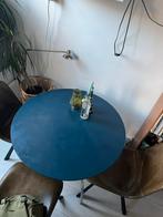 Ronde Eettafel met Stalen Poten, Huis en Inrichting, Tafels | Eettafels, Ophalen, Gebruikt, 100 tot 150 cm, Rond