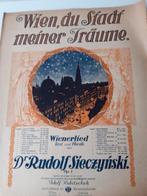 SIECZYNSKI Wien du stadt meine träume. Piano,zang, Muziek en Instrumenten, Klassiek, Ophalen of Verzenden, Zo goed als nieuw, Artiest of Componist