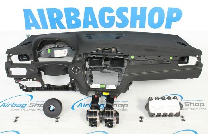 Airbag set - Dashboard M zwart geel stiksel BMW X2 F39 2017, Auto-onderdelen, Dashboard en Schakelaars, Gebruikt, Ophalen of Verzenden