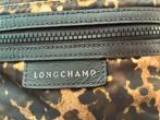 Longchamp rugtasje, zwart/groen, UNIEK, Overige merken, Ophalen of Verzenden, Zo goed als nieuw, 30 tot 45 cm