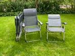 Vier Crespo verstelbare kampeer stoelen, Ophalen, Zo goed als nieuw