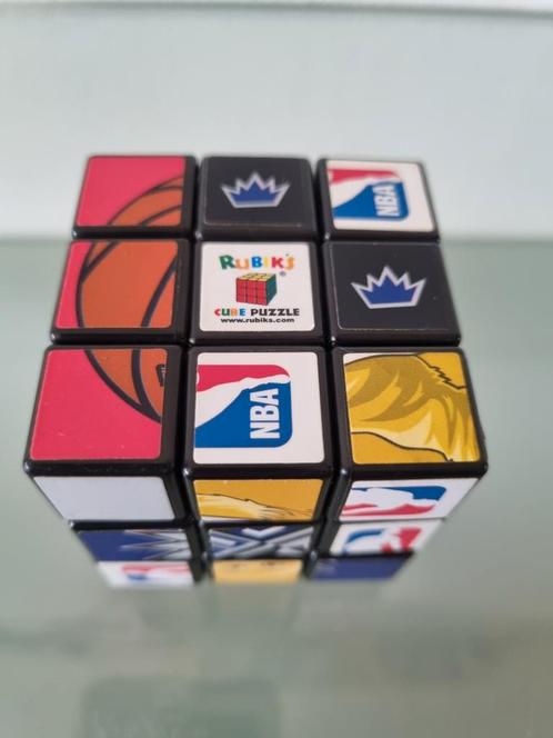 Orig, Unieke RUBIK'S CUBE, NBA LAB/SACRAMENTO KINGS, Igst!, Hobby en Vrije tijd, Denksport en Puzzels, Zo goed als nieuw, Rubik's of 3D-puzzel