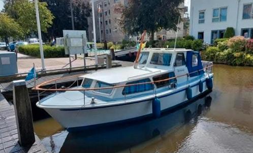 Werfgebouwde Kruiser Te Koop. (Opknapper), Watersport en Boten, Motorboten en Motorjachten, Zo goed als nieuw, Staal, Diesel, Ophalen of Verzenden