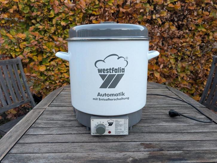 Twee Westfalia Weck ketels brouwketels 29L twee brouwemmers, Witgoed en Apparatuur, Slowcookers, Gebruikt, Timer, Ophalen